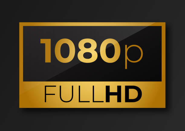 полный hd 1080p золотой символ . - hd 1080 stock illustrations