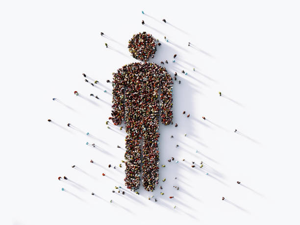 istock Human Crowd Forming A Male Symbol 1144625736