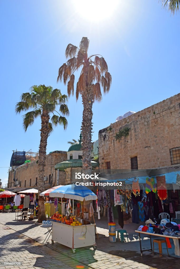 rue dans la vieille ville d’acre, Israël - Photo de Israël libre de droits