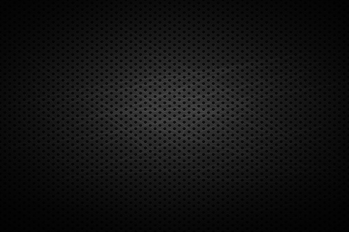 Metal Black Grid With Holes Vector Background Stock Illustration - Download  Image Now - Backgrounds, Metal, Dark - iStock