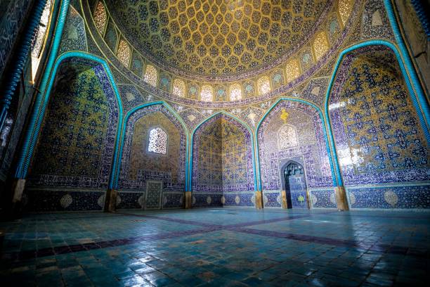 istock Interieur of a mosque 1144637825