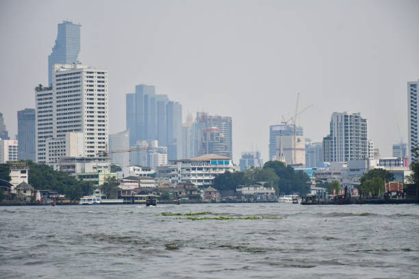 istock Bangkok skyscrapers in smog 1144638083