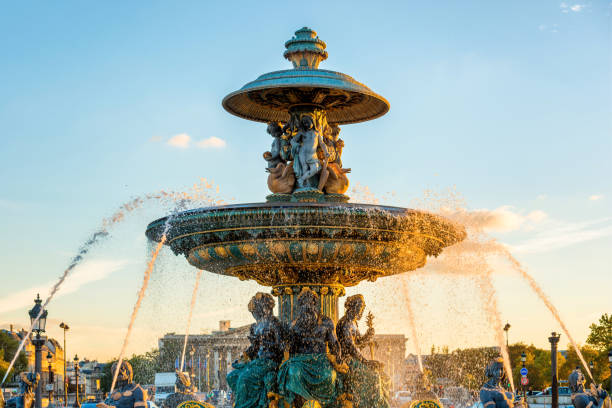 istock Fontain on place de la Concorde in Paris 1144638298