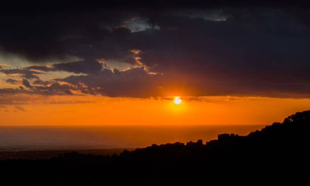 istock Beautiful sunset in Lebanon 1144644187