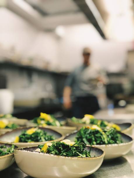 istock Chef cooking in the industrial kitchen 1144645614