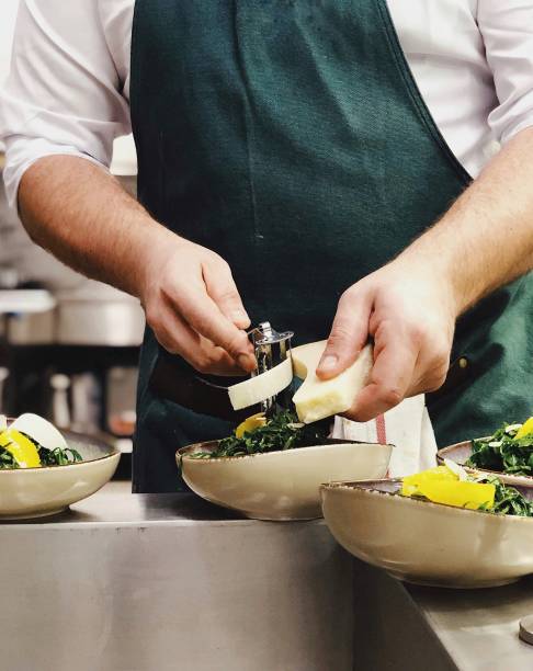 istock Chef cooking in the industrial kitchen 1144647328