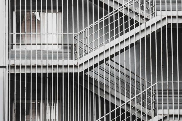 istock Fire escape of a building 1144653056