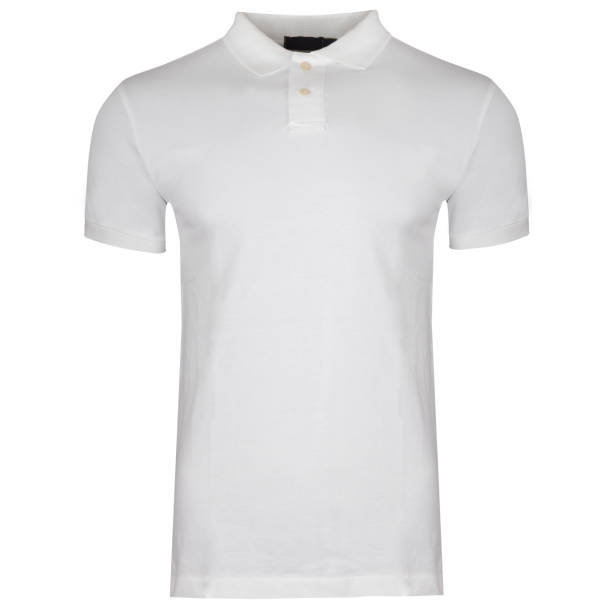 istock White Polo shirt, clothes on a white background. 1144655797