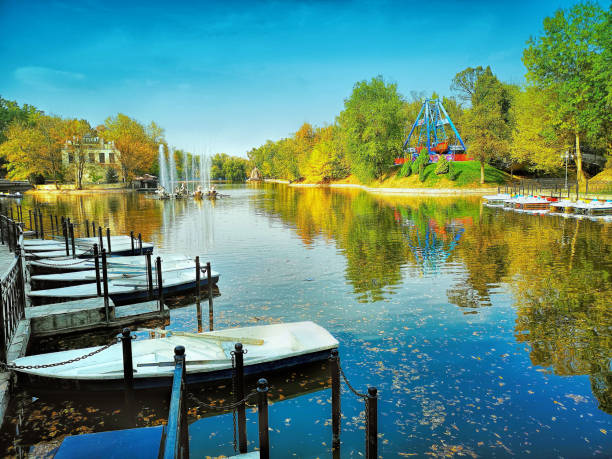 Central Park (Gorky Park) of Almaty, Kazakhstan