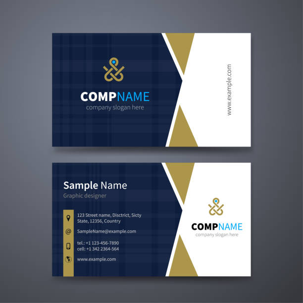 Business card templates vector art illustration