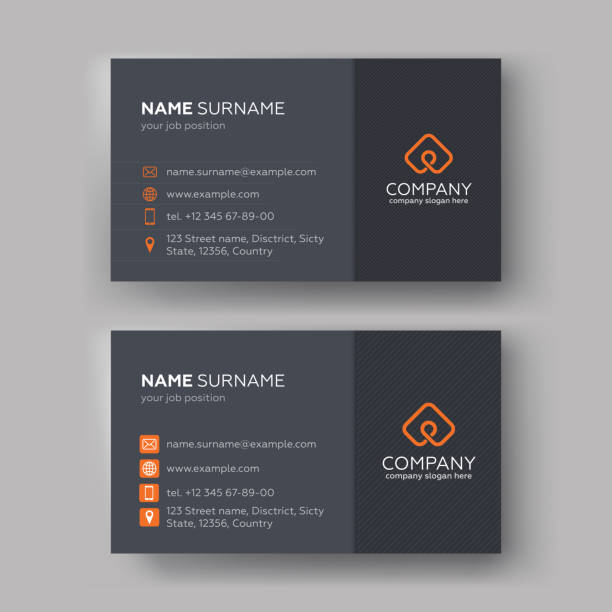 Business card templates Creative Business Cards Templates. Vector illustration. business card stock illustrations