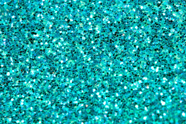 istock Close Up of Blue Glitter with Bokeh For Background 1144658571