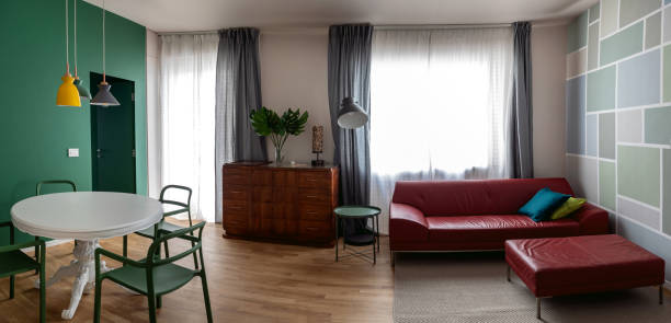 istock Brand new empty modern design apartment for rental 1144661155