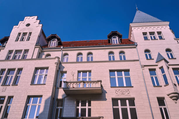 istock Turret and facade Art Nouveau building 1144662292