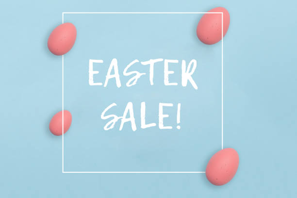 istock Easter sale poster for advertising 1144663273