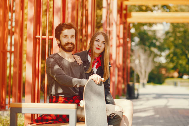 istock couple with skate 1144664431