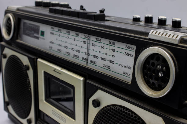 istock The radios were very large, containing two speakers and a cassette player. 1144666302