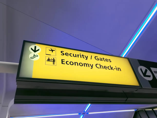 istock Signs in airport 1144671127