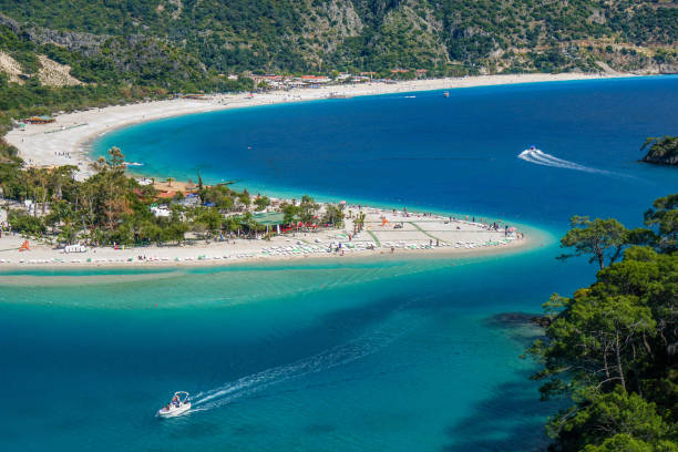 istock Oludeniz beach from Fethiye, Turkey. 1144671592
