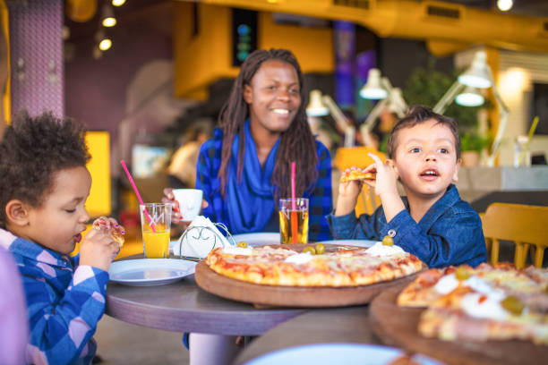 istock It is time for eating the pizza. 1144672619