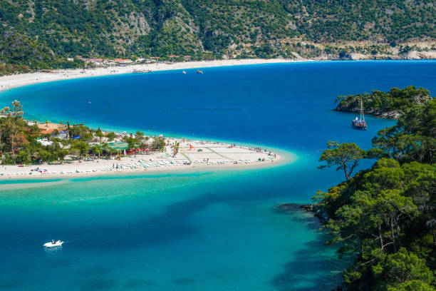 istock Oludeniz beach from Fethiye, Turkey. 1144674448
