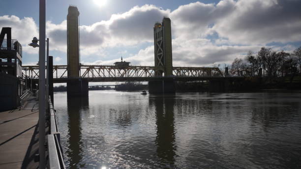 istock Sacramento tower bridge and river during the day 1144678999