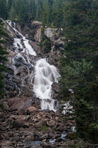 istock Grand Teton National Park - Hidden Falls Spray Effect 1144697483