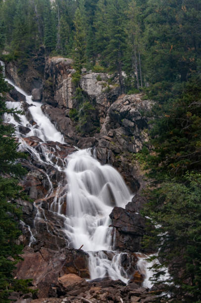 istock Grand Teton National Park - Hidden Falls in Motion 1144698666
