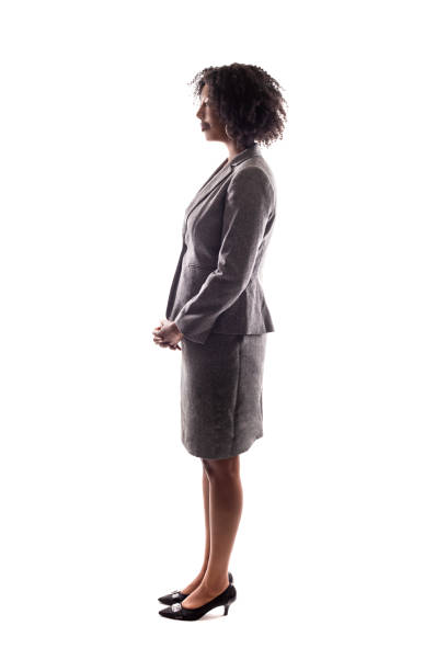 istock Black Businesswoman Side View 1144706715