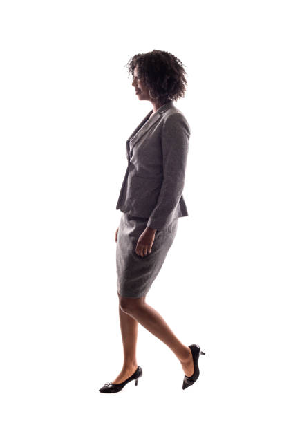 istock Black Businesswoman Walking 1144706719