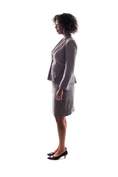 istock Black Businesswoman Side View 1144706721