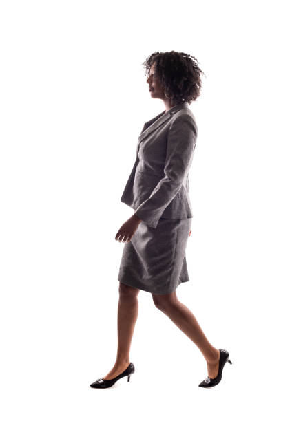 istock Black Businesswoman Walking 1144706726