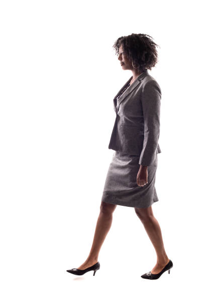 istock Black Businesswoman Walking 1144706729