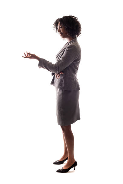 istock Black Businesswoman Speaking 1144706732