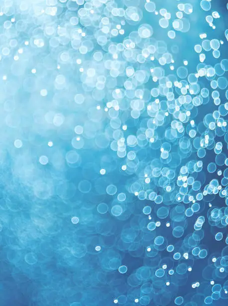 Photo of Abstract background with water bubble bokeh