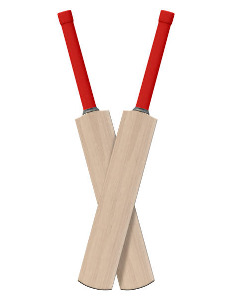 istock Criss Crossed Cricket Bats 1144714560