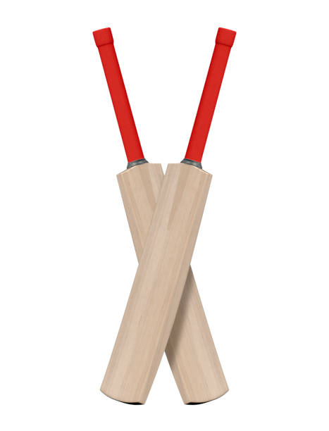 istock Criss Crossed Cricket Bats 1144714563