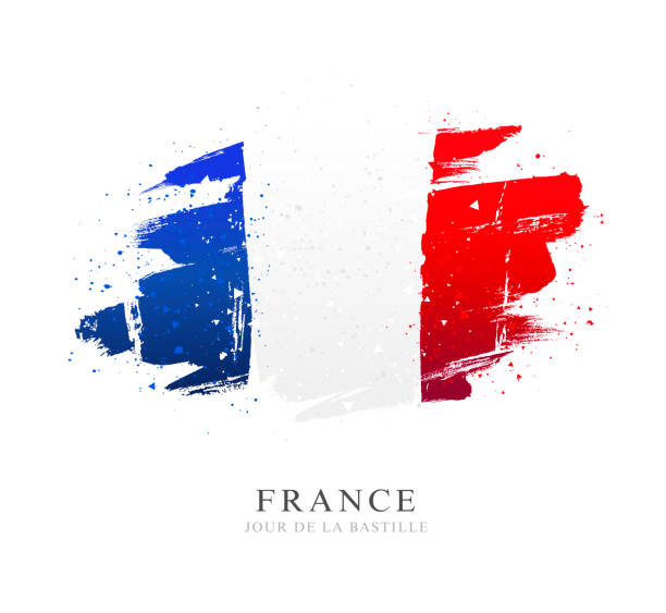 istock Flag of France. Vector illustration on white background. 1144714652