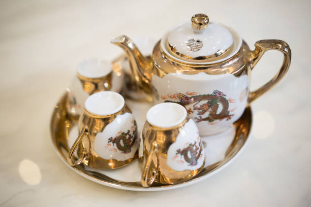istock Chinese teapot for wedding tea ceremony 1144716571