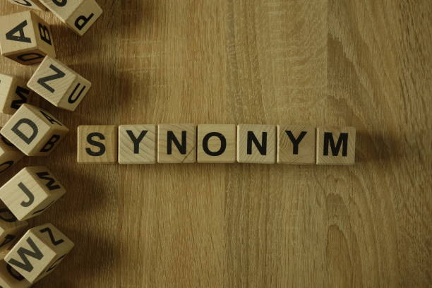 istock Synonym word from wooden blocks 1144716583