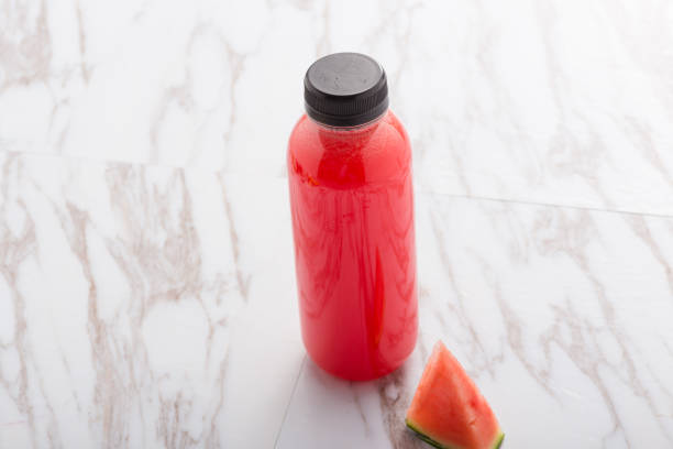 a bottle of watermelon juice