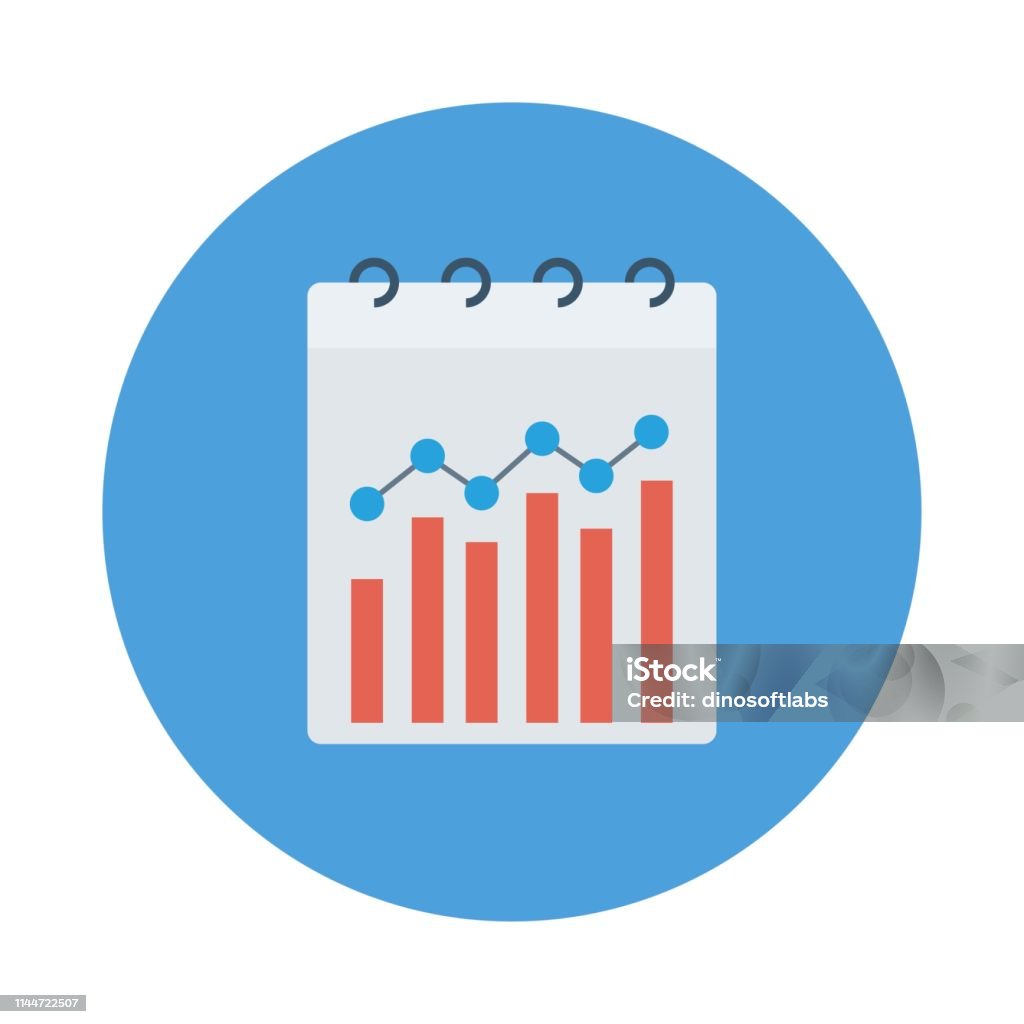 Vector Analytic Chart Analytic Graph Chart Stock Illustration - Download Image Now ...