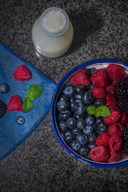 istock Keep blueberries, raspberries, and blackberries in a container 1144723012
