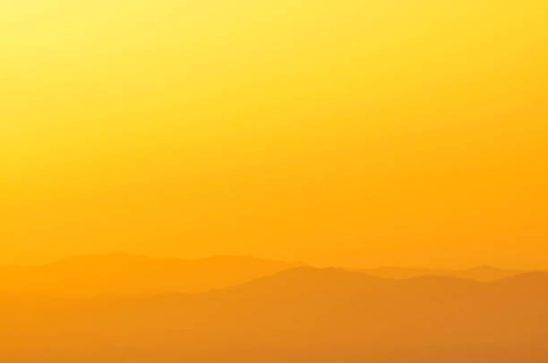 Beautiful cloudscape at the sunrise over Longquan mountain range,Chengdu