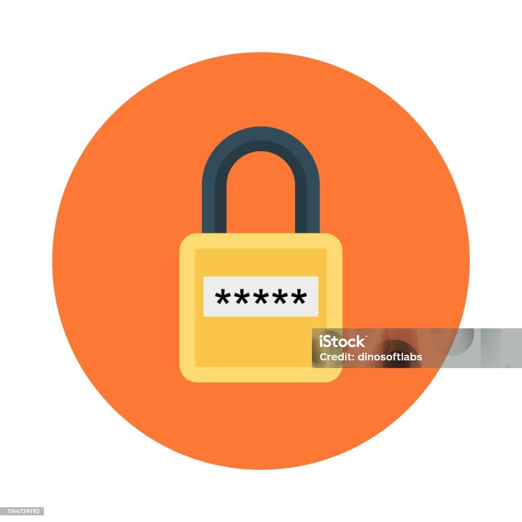 Password Lock Graphics Password Lock Private Stock Illustration - Download Image Now ...