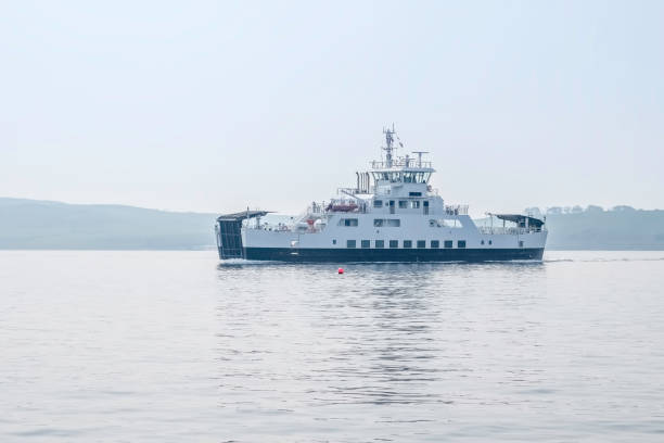 istock Largs and the Local Ferry Approaching largs Pier on the Easter Weekend 1144730922
