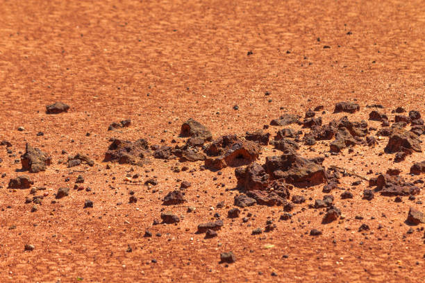 istock Mars concept red planet exploration and other planets in our solar system looking for alien life. 1144733229