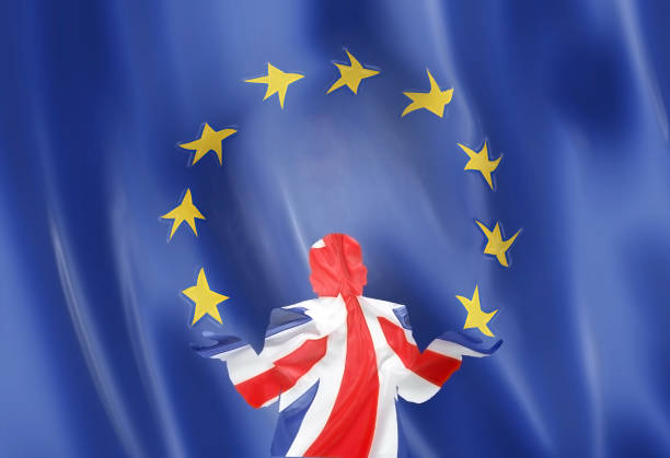 istock Conceptual ironic UK playing with EU stars 1144736426