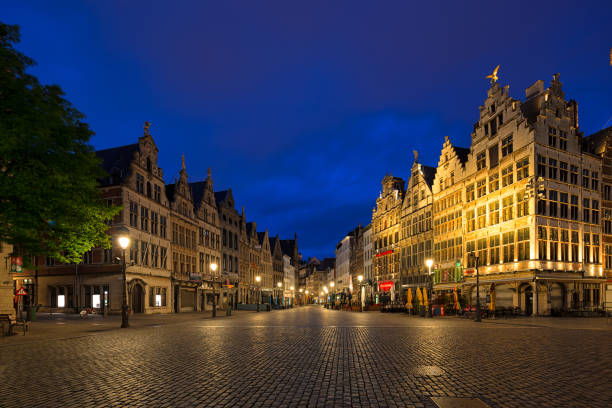 istock Market square in Antwerpen, Belgium. 1144740108