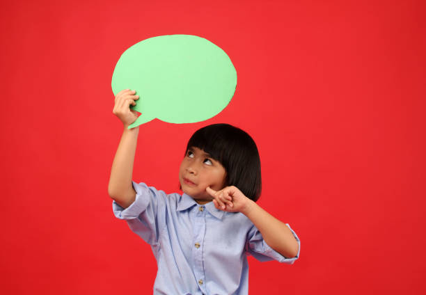istock child girl  thinking in studio. 1144742608